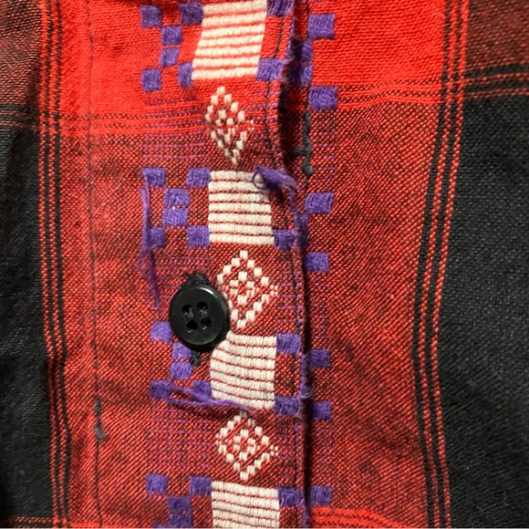 Vintage Activity Road Western Plaid Button Down Shirt - Picture 6 of 13